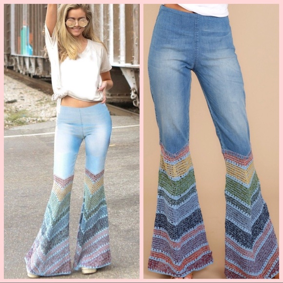 crochet bell bottoms